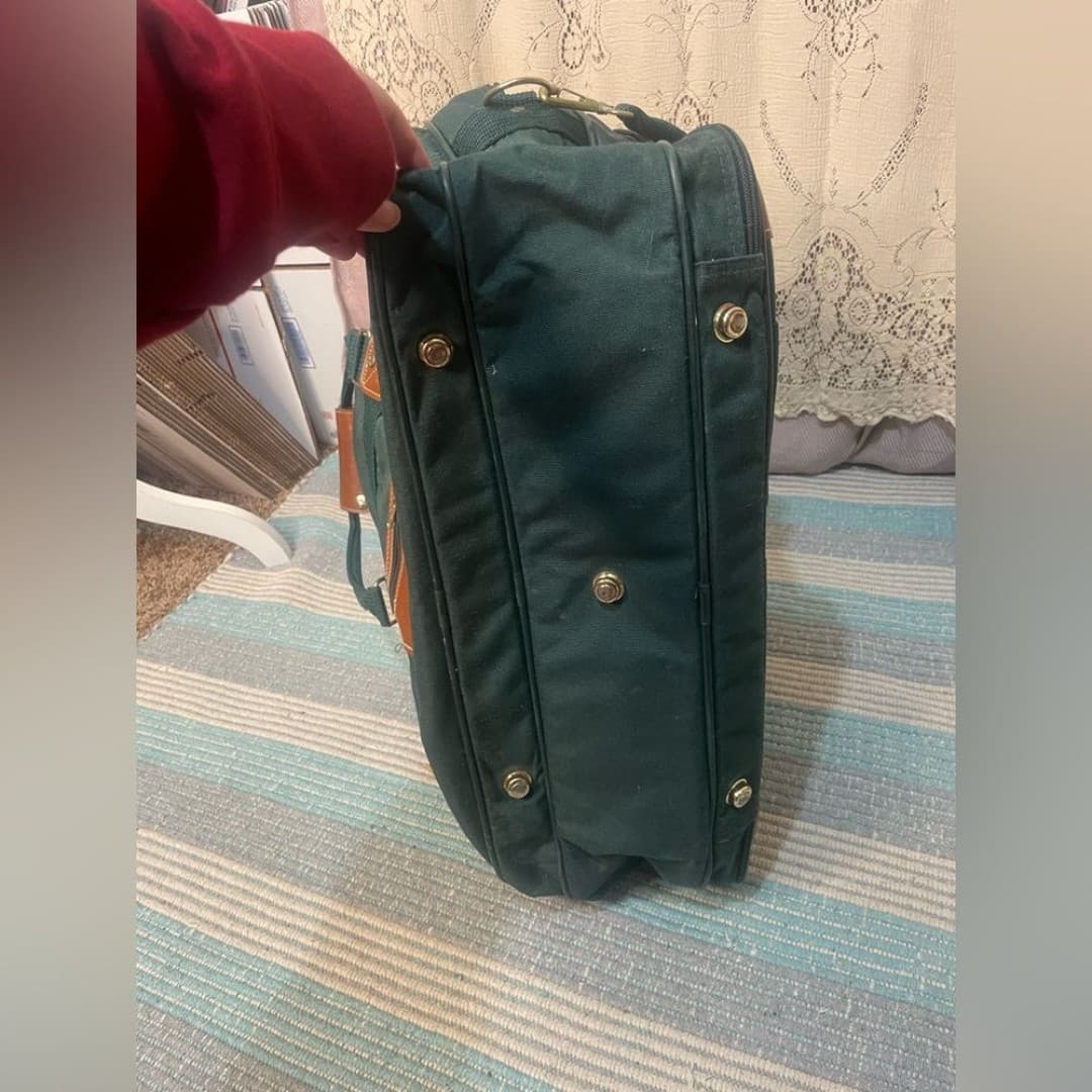 Jaguar: vintage duffle with faux leather details - Thumbnail 7