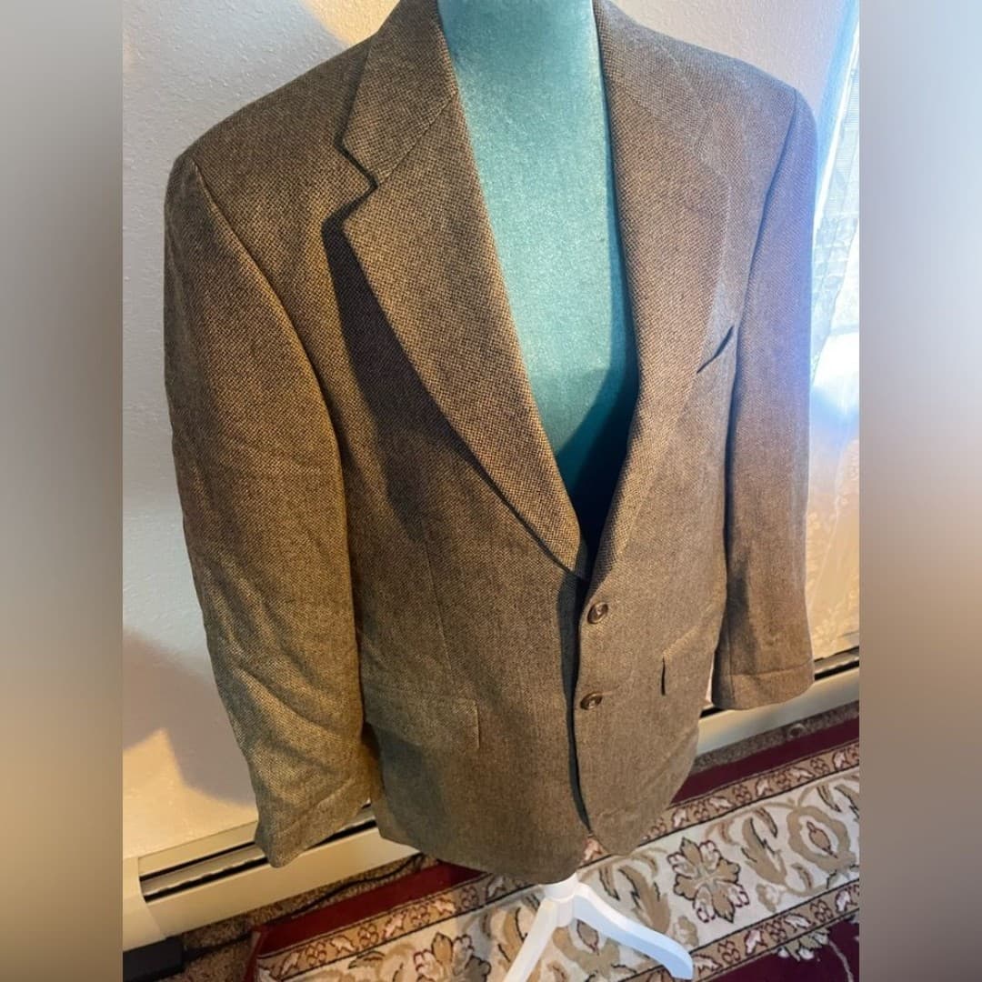Ralph Lauren: Classic Brown-green Blazer - Thumbnail 2