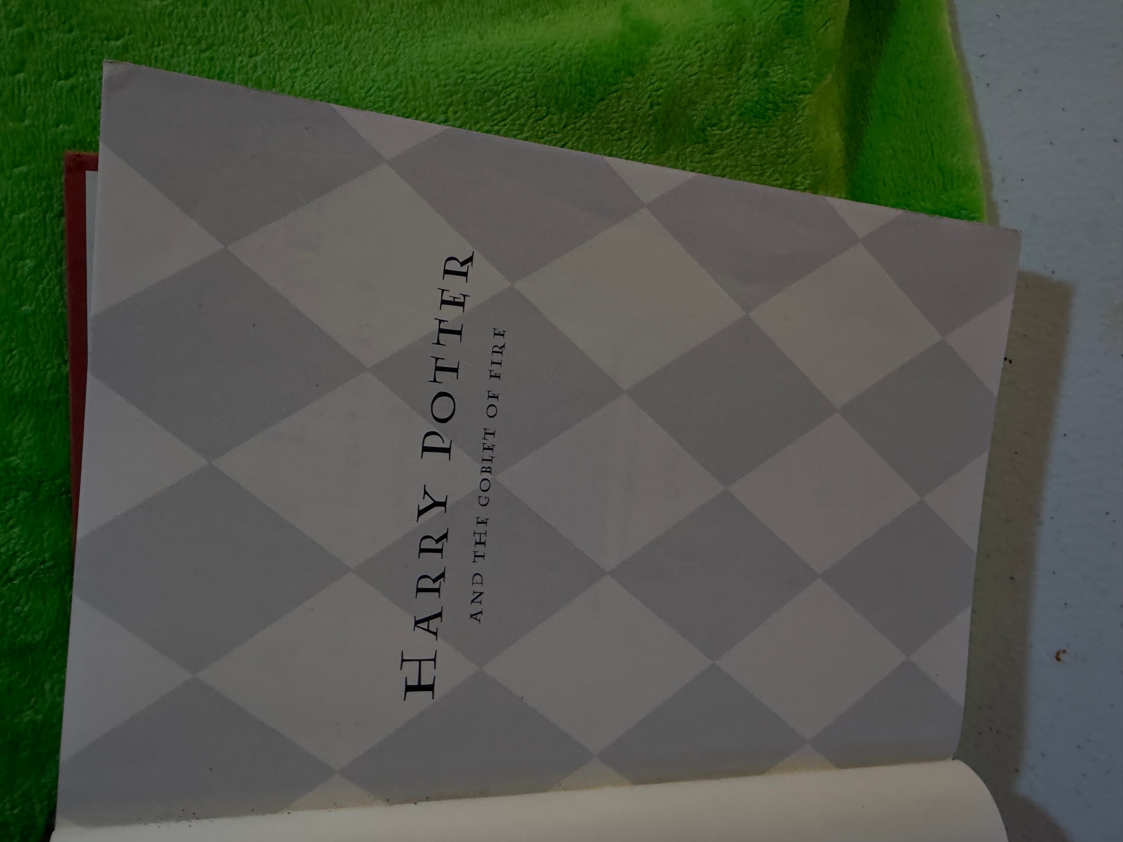 Harry Potter Goblet of Fire Vintage 1st American Ed 2000 Hardcover Scholastic - Thumbnail 3