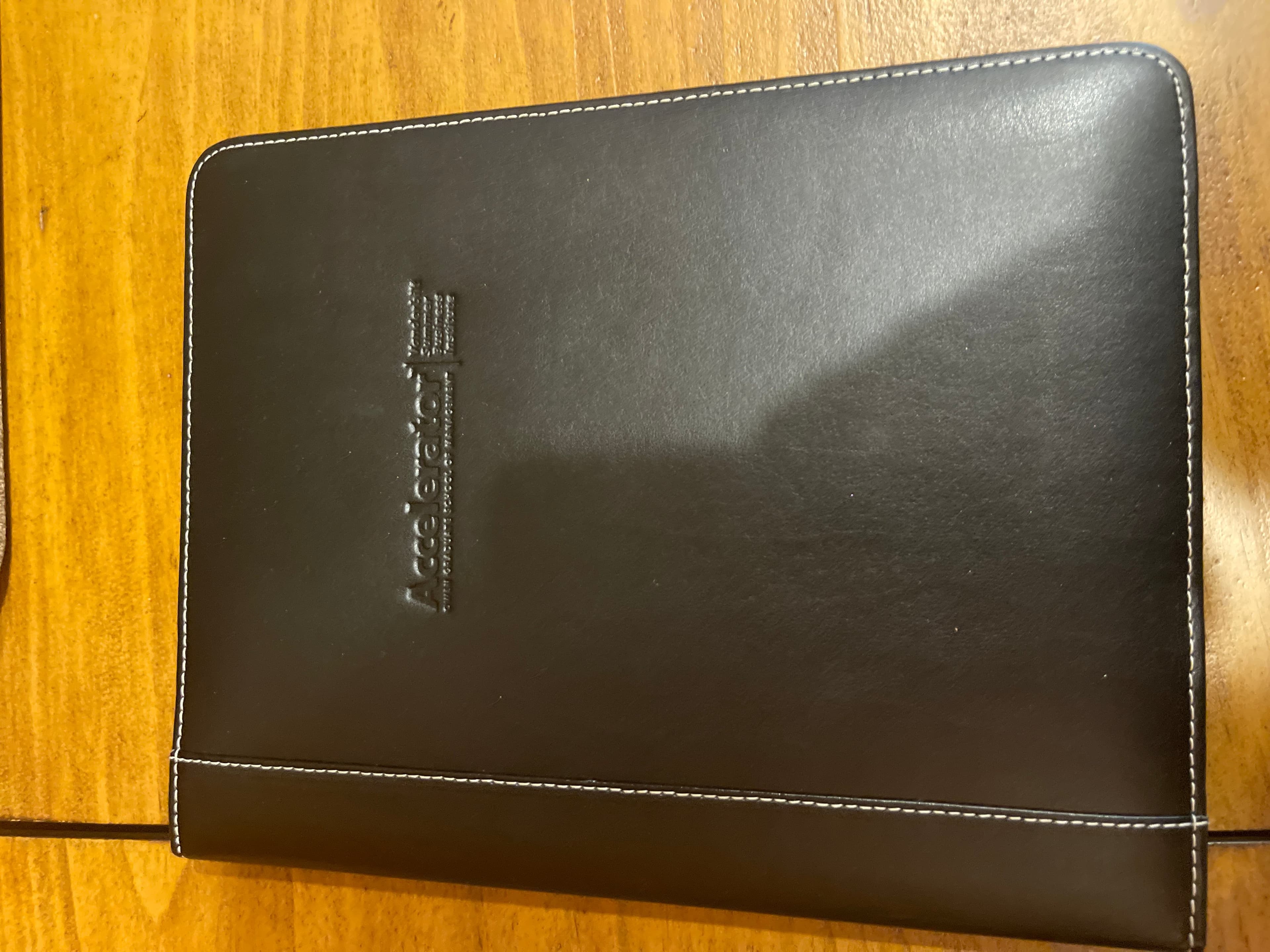 Leather Portfolio Case with Stitching - Image 1