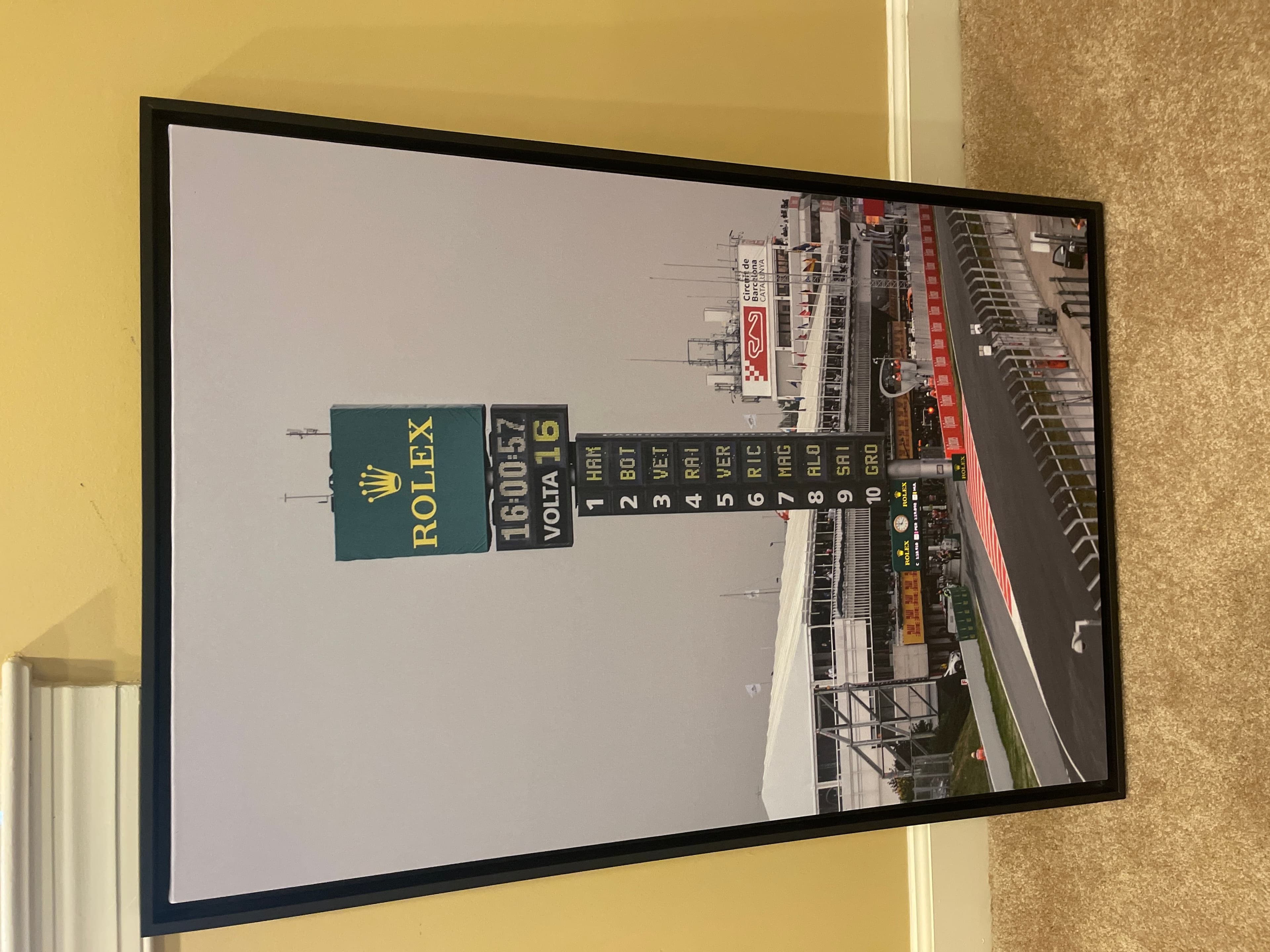 F1 Framed Print - Image 1