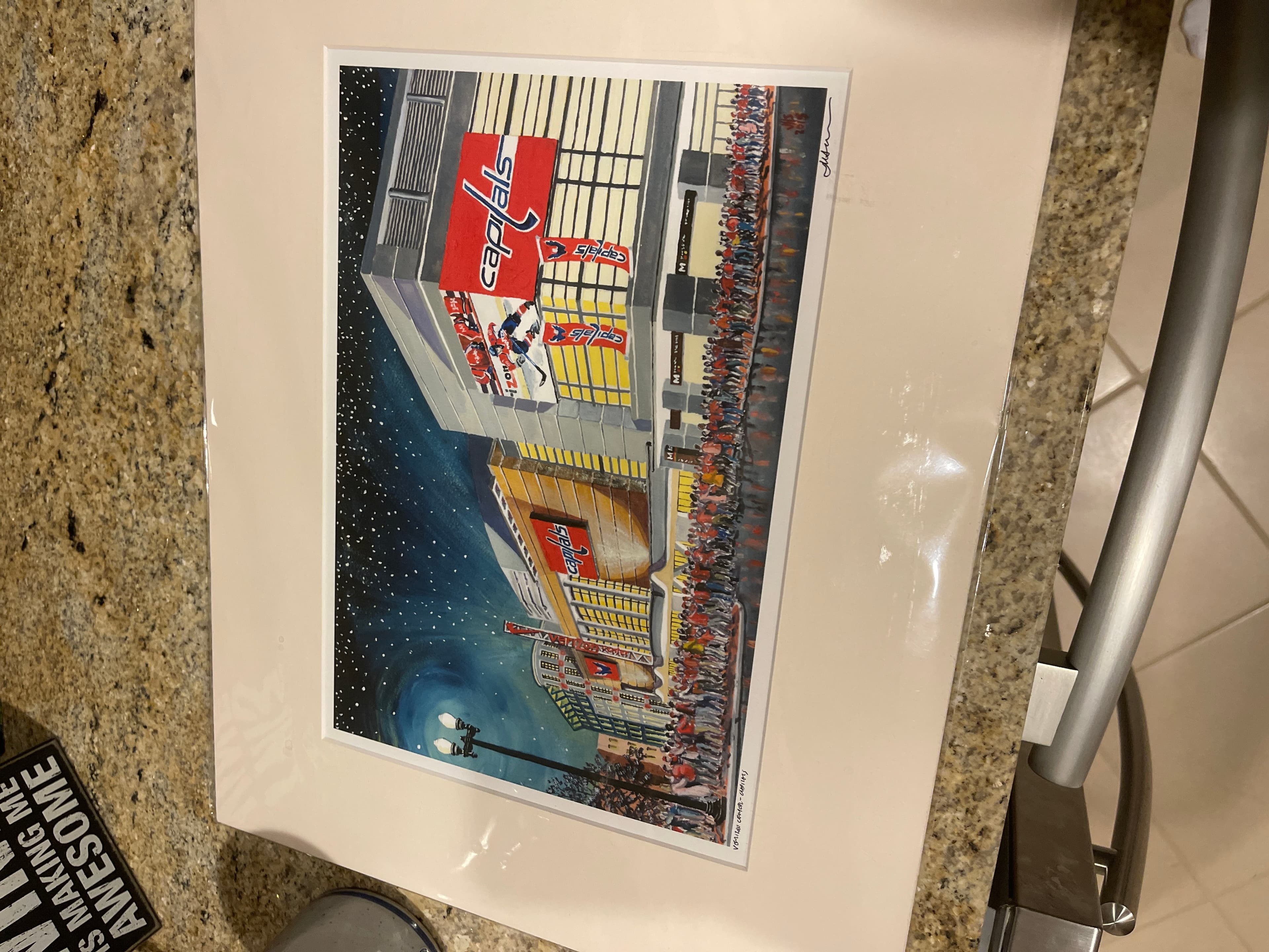 Joseph Harris Snyder ‘ Verizon Center - Capitals’ Signed Print - Image 1