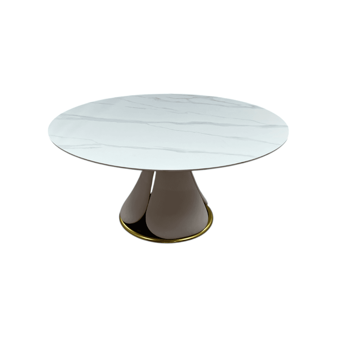 Everly Quinn Pedestal Round Dining Table - Thumbnail 3