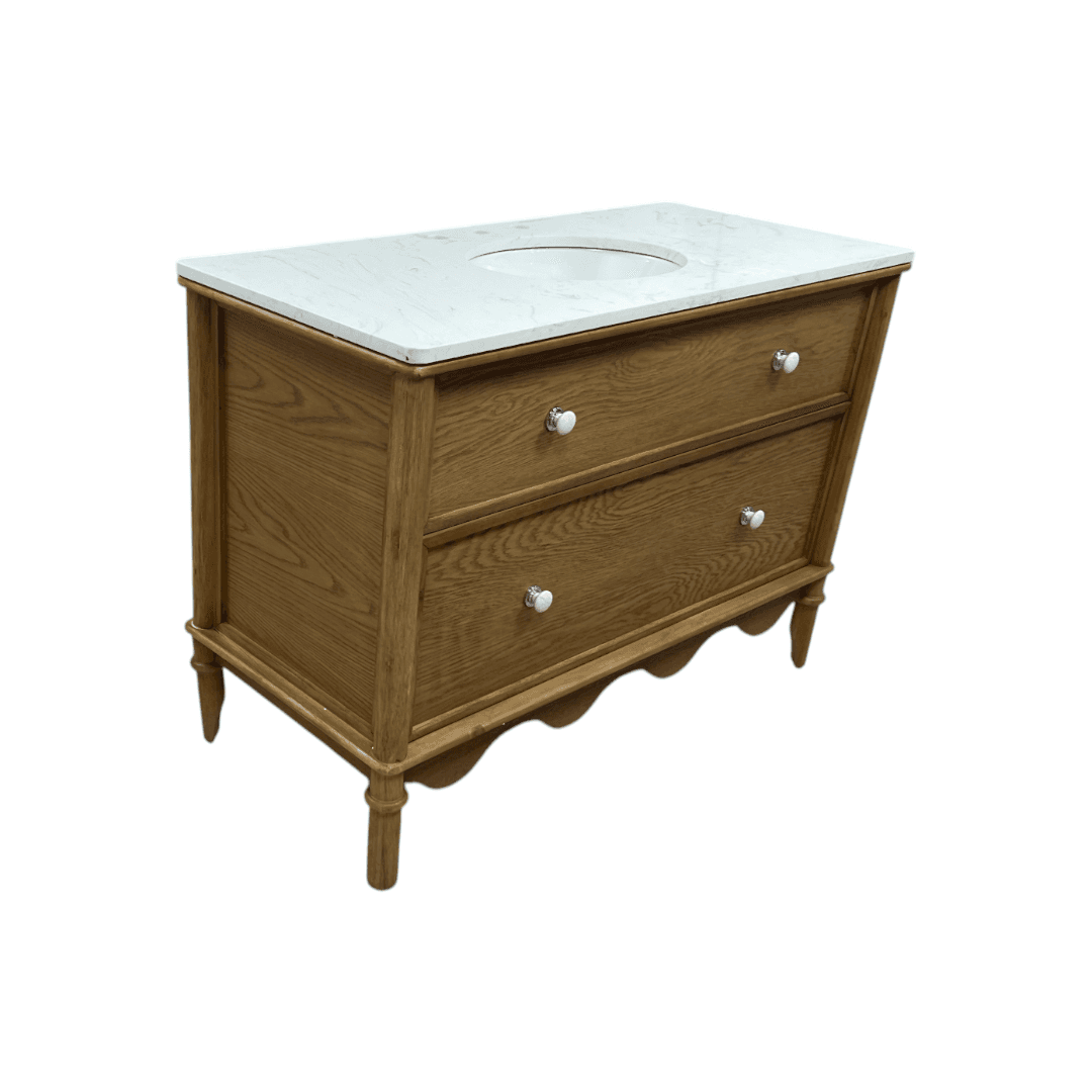 Birch Lane Julliette 48"W Single Sink Bathroom Vanity With Cultured Marble Top - Thumbnail 7
