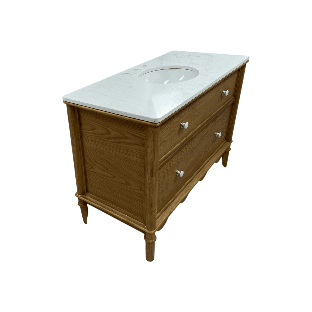 Birch Lane Julliette 48"W Single Sink Bathroom Vanity With Cultured Marble Top - Thumbnail 9