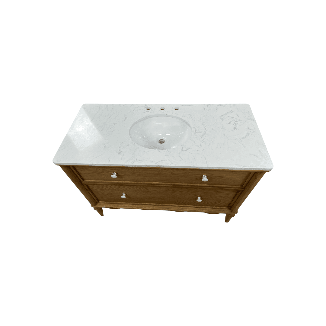 Birch Lane Julliette 48"W Single Sink Bathroom Vanity With Cultured Marble Top - Thumbnail 12