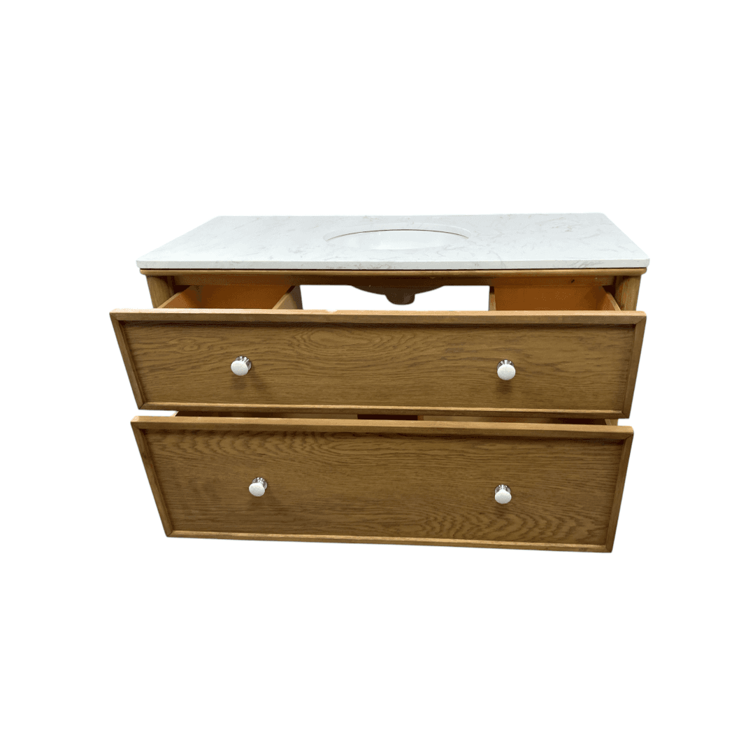 Birch Lane Julliette 48"W Single Sink Bathroom Vanity With Cultured Marble Top - Thumbnail 15