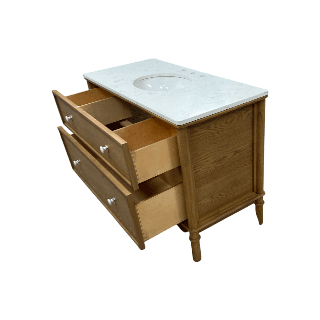 Birch Lane Julliette 48"W Single Sink Bathroom Vanity With Cultured Marble Top - Thumbnail 16