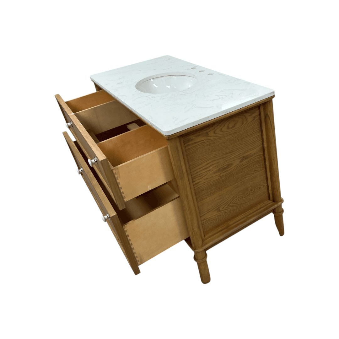 Birch Lane Julliette 48"W Single Sink Bathroom Vanity With Cultured Marble Top - Thumbnail 17