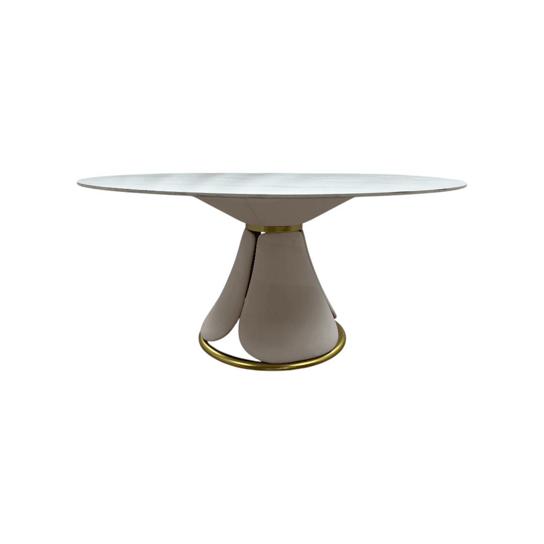 Everly Quinn Pedestal Round Dining Table - Thumbnail 2