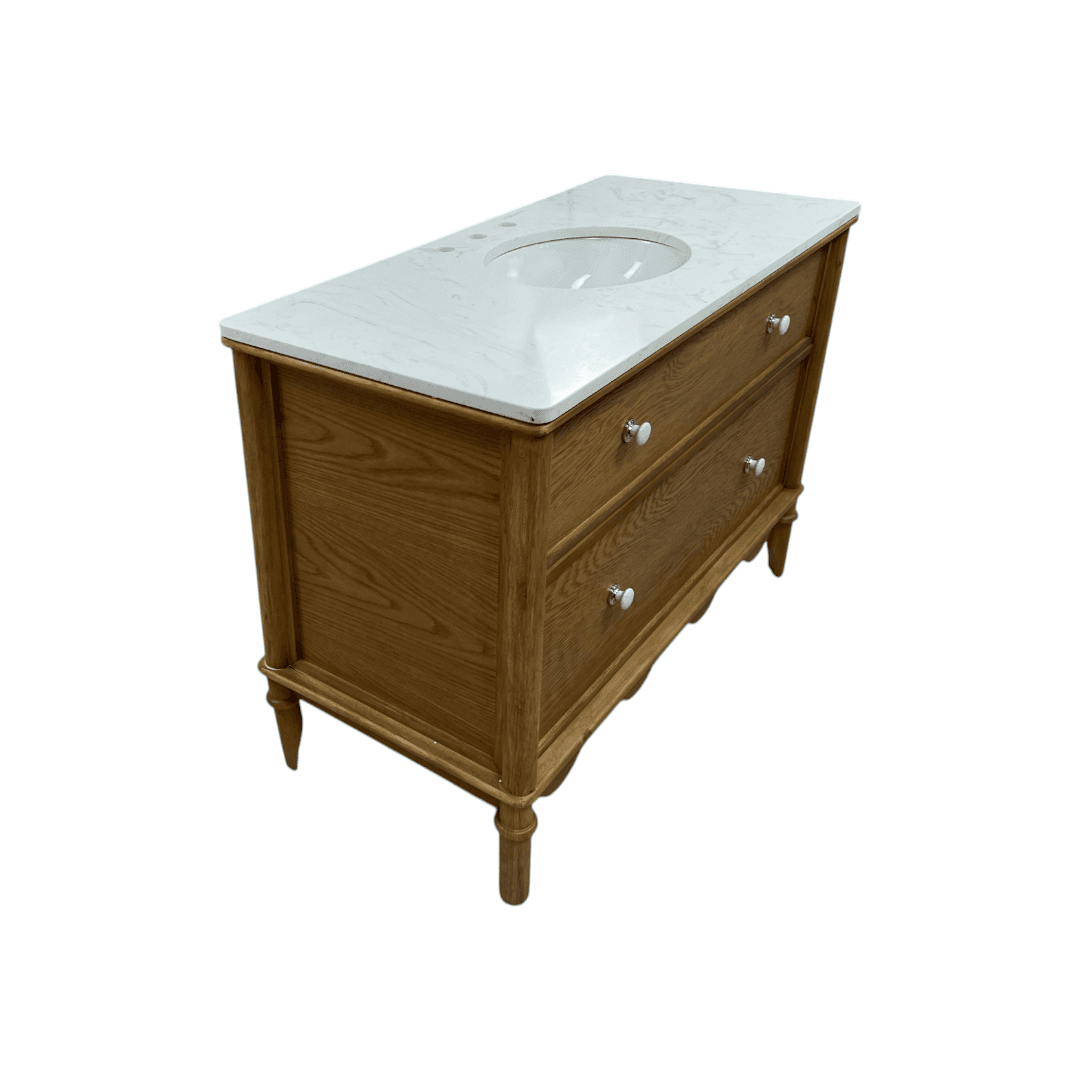 Birch Lane Julliette 48"W Single Sink Bathroom Vanity With Cultured Marble Top - Thumbnail 10