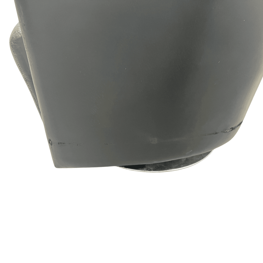 Modern Swivel Rocker Accent Chair Armchair Round Swivel Barrel Chair, 360° Rotating and Glide Back and Forth, Black PU Leather Set of 2 - Thumbnail 20