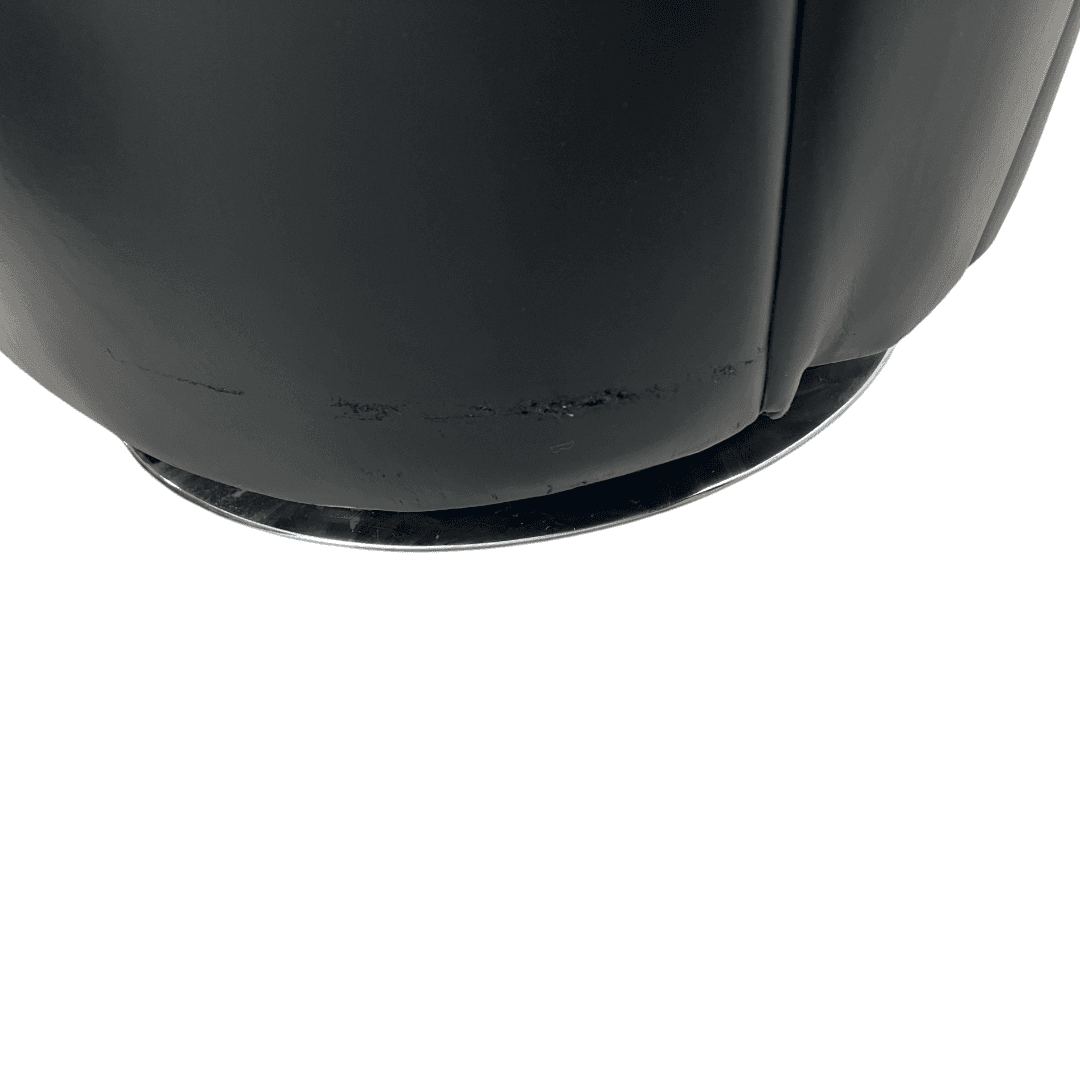 Modern Swivel Rocker Accent Chair Armchair Round Swivel Barrel Chair, 360° Rotating and Glide Back and Forth, Black PU Leather Set of 2 - Thumbnail 12