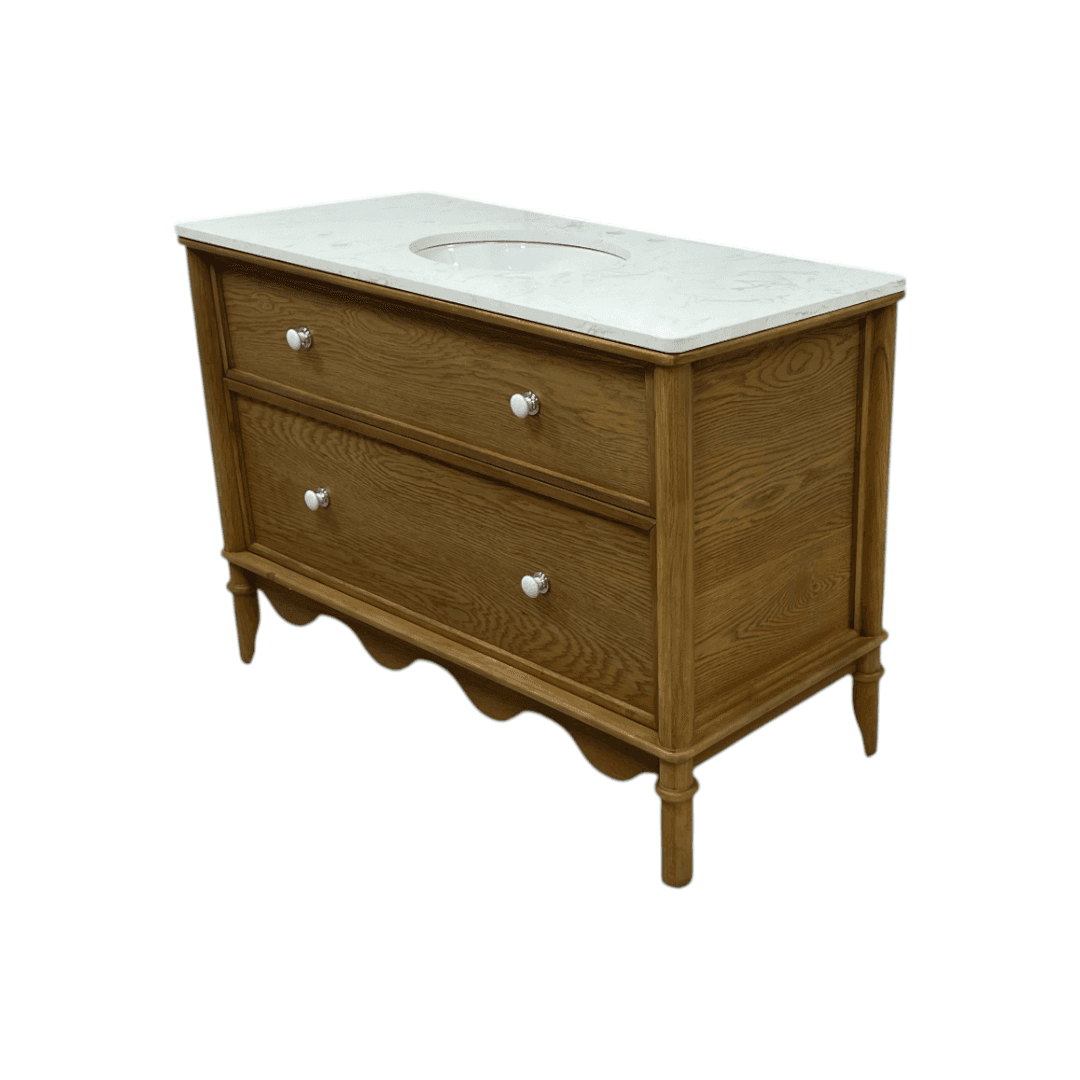 Birch Lane Julliette 48"W Single Sink Bathroom Vanity With Cultured Marble Top - Thumbnail 5