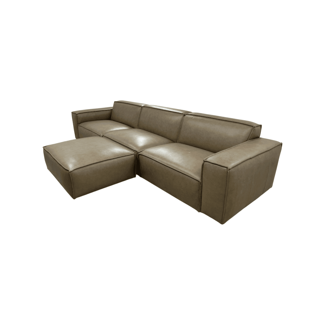 Castlery Jonathan Extended Sofa with Ottoman - Warm Taupe - Thumbnail 11