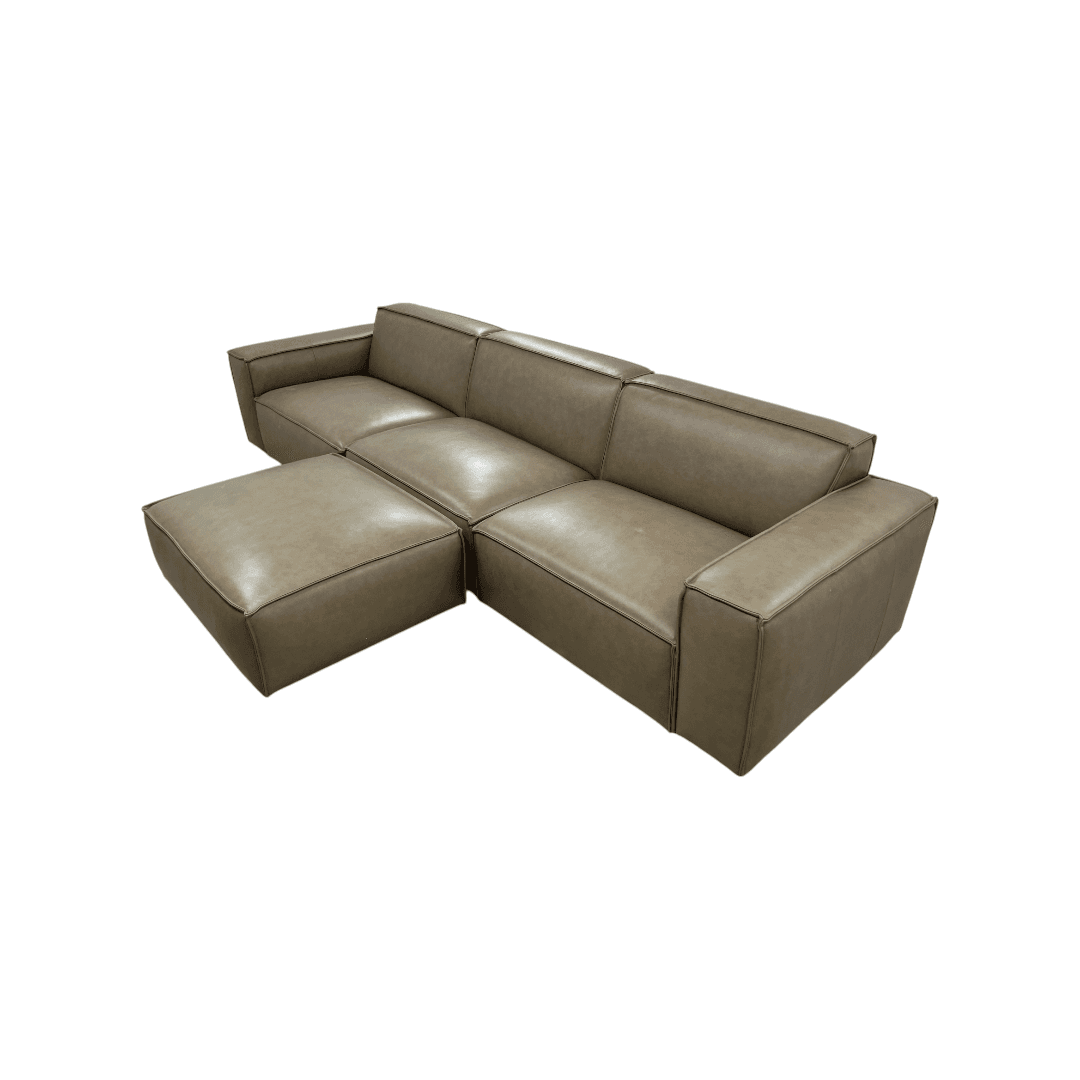 Castlery Jonathan Extended Sofa with Ottoman - Warm Taupe - Thumbnail 10