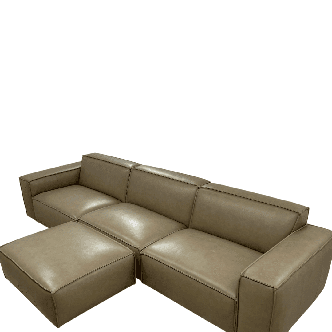 Castlery Jonathan Extended Sofa with Ottoman - Warm Taupe - Thumbnail 16