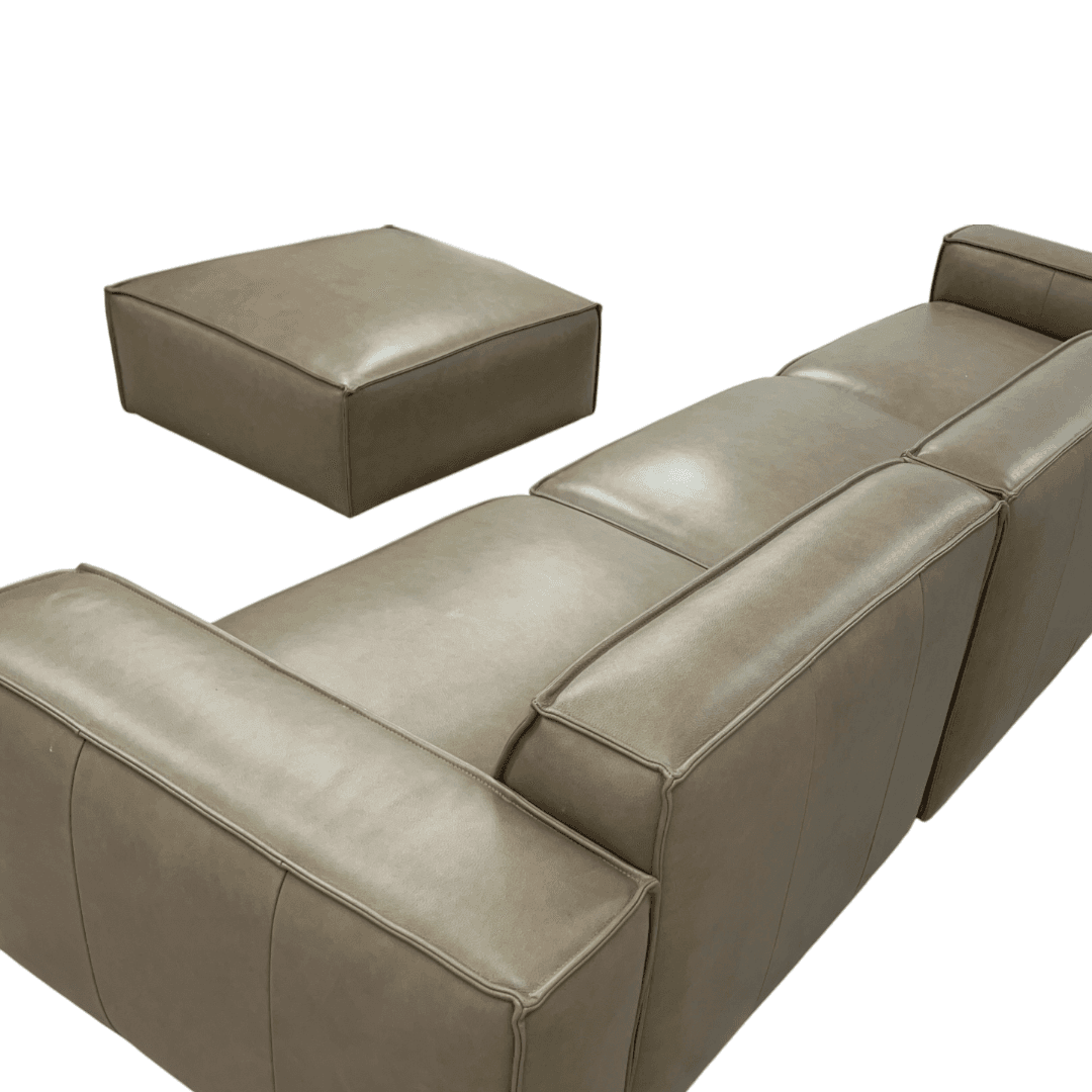 Castlery Jonathan Extended Sofa with Ottoman - Warm Taupe - Thumbnail 13