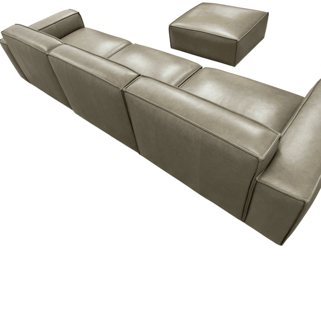 Castlery Jonathan Extended Sofa with Ottoman - Warm Taupe - Thumbnail 15