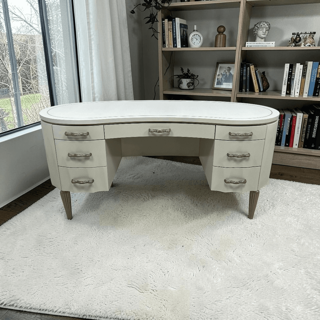 Michael Amini London Place Oval Executive Desk - Image 1