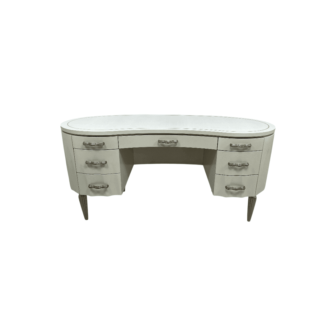 Michael Amini London Place Oval Executive Desk - Thumbnail 2