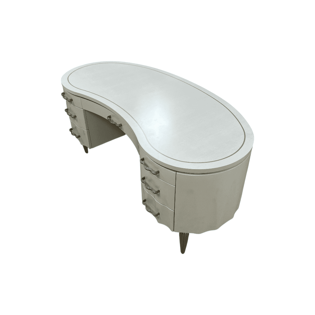 Michael Amini London Place Oval Executive Desk - Thumbnail 4