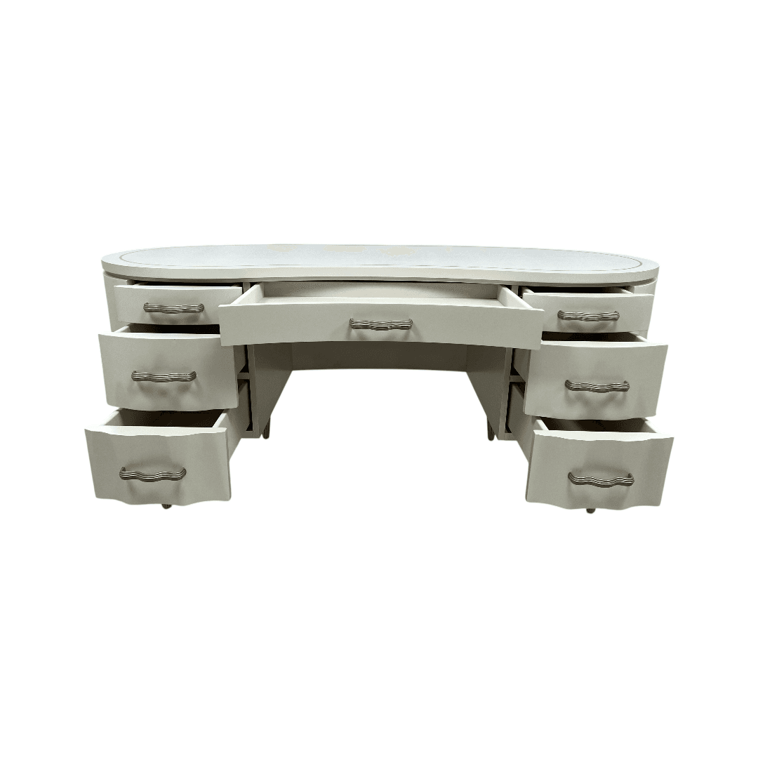 Michael Amini London Place Oval Executive Desk - Thumbnail 15