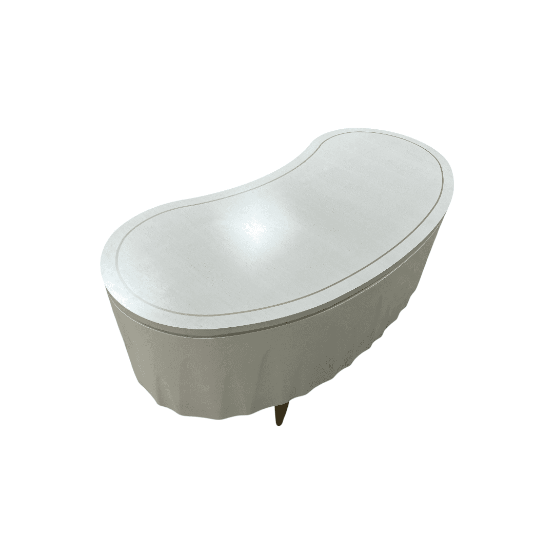 Michael Amini London Place Oval Executive Desk - Thumbnail 10