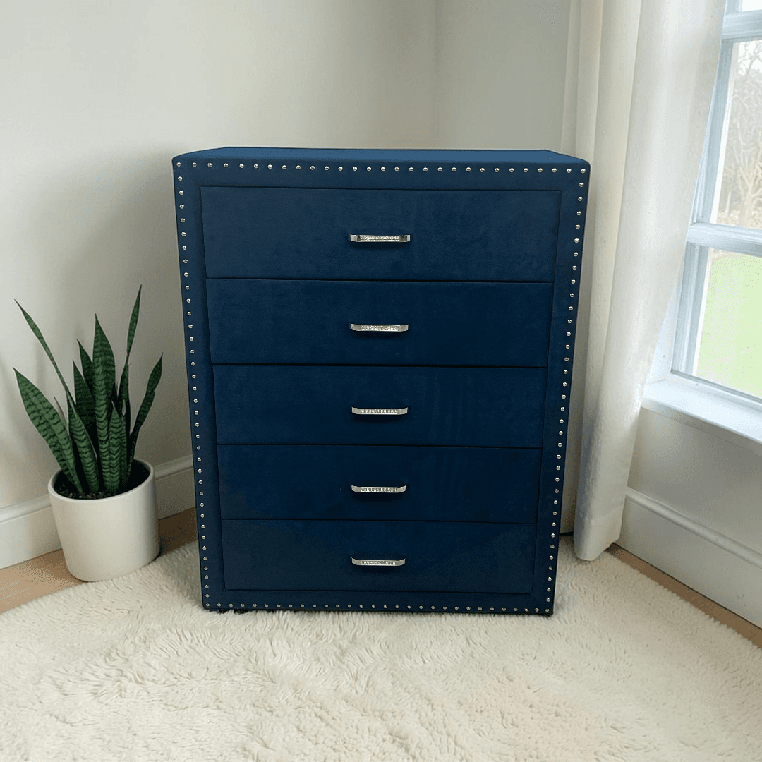 Coaster Furniture Melody 5-drawer Bedroom Chest Pacific Blue - Image 1
