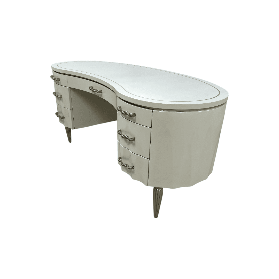 Michael Amini London Place Oval Executive Desk - Thumbnail 5