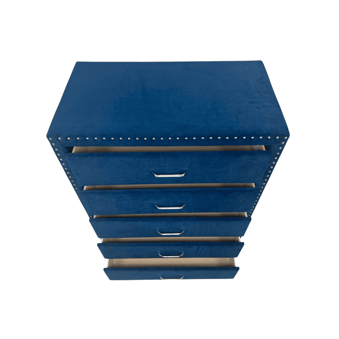 Coaster Furniture Melody 5-drawer Bedroom Chest Pacific Blue - Thumbnail 10