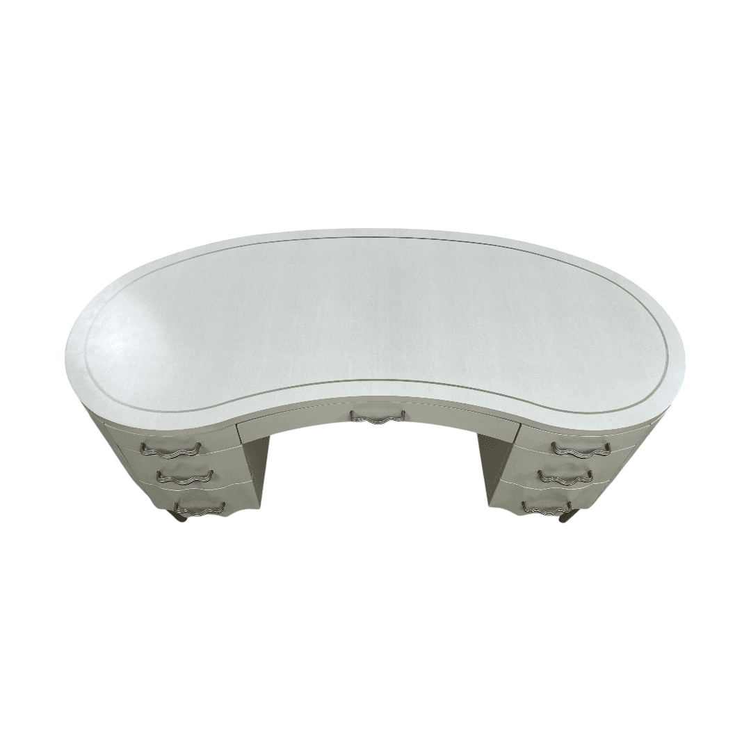 Michael Amini London Place Oval Executive Desk - Thumbnail 9