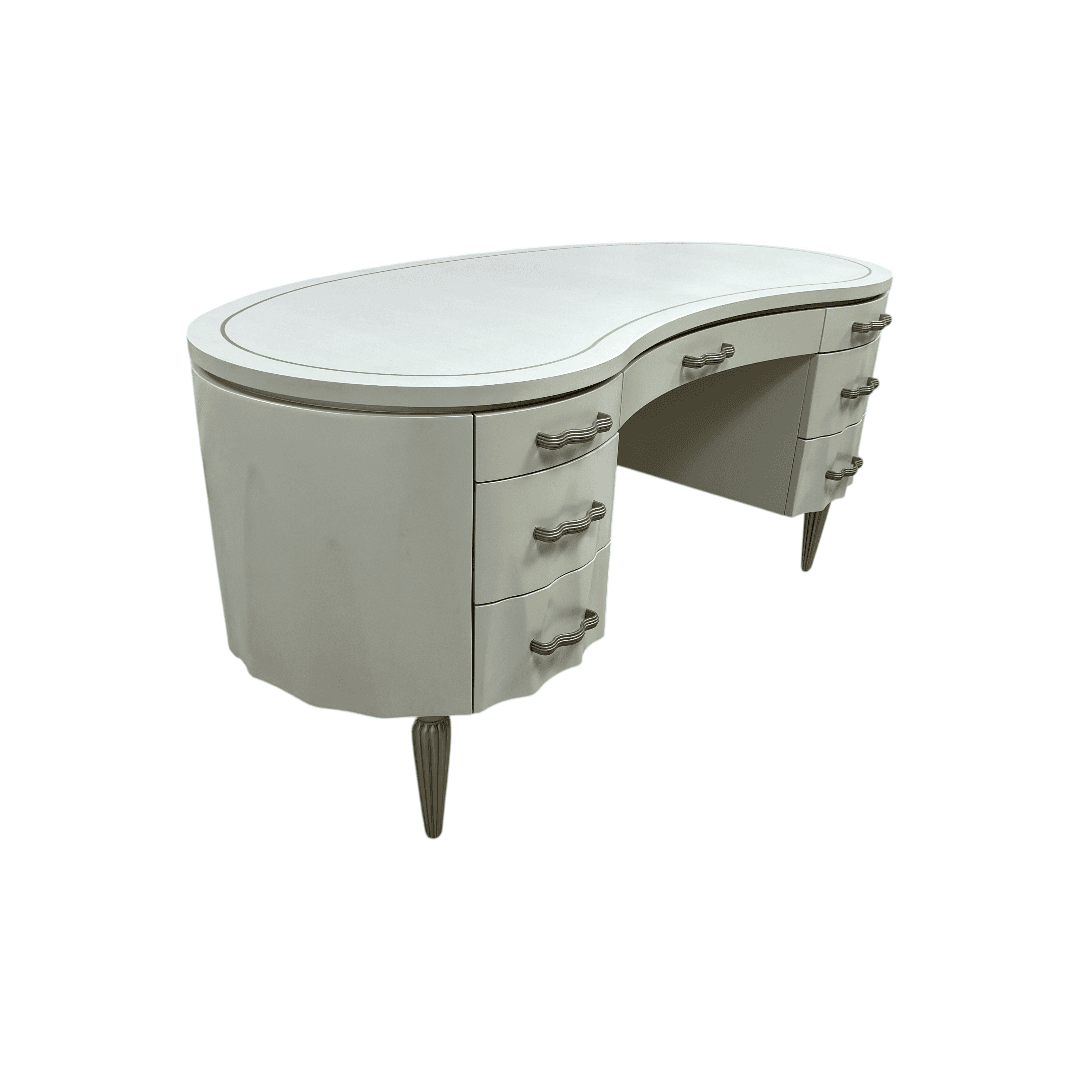 Michael Amini London Place Oval Executive Desk - Thumbnail 8