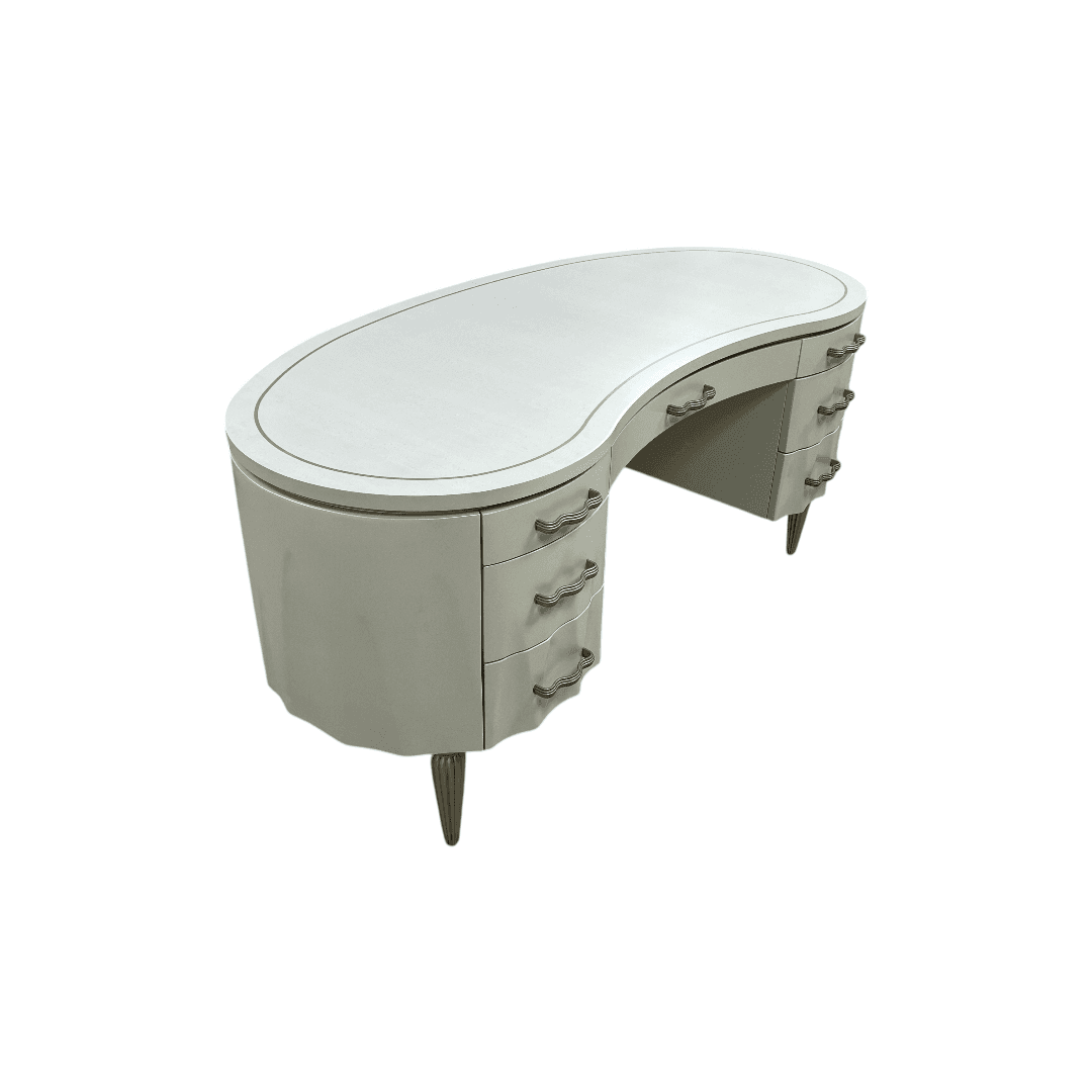 Michael Amini London Place Oval Executive Desk - Thumbnail 6