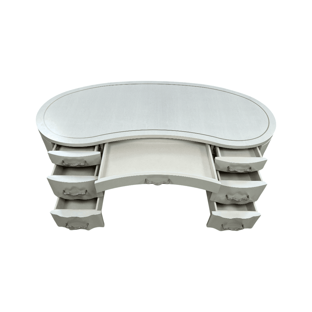 Michael Amini London Place Oval Executive Desk - Thumbnail 14