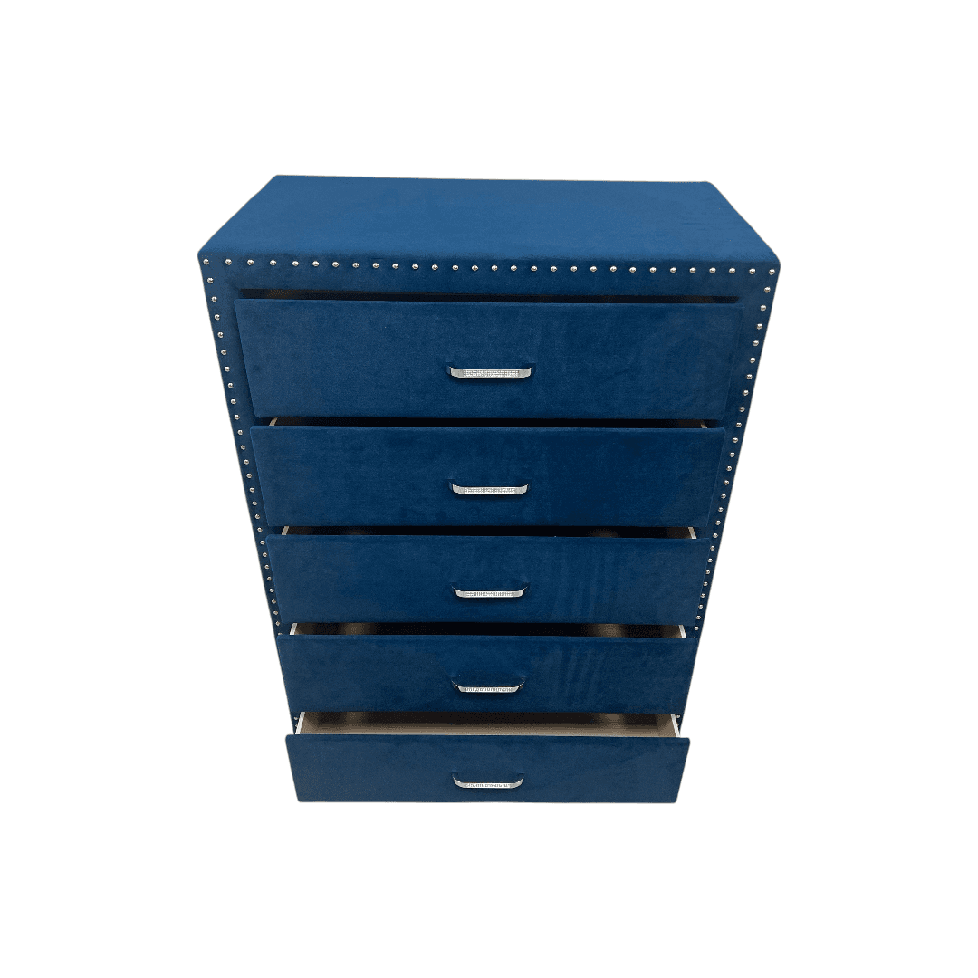 Coaster Furniture Melody 5-drawer Bedroom Chest Pacific Blue - Thumbnail 9