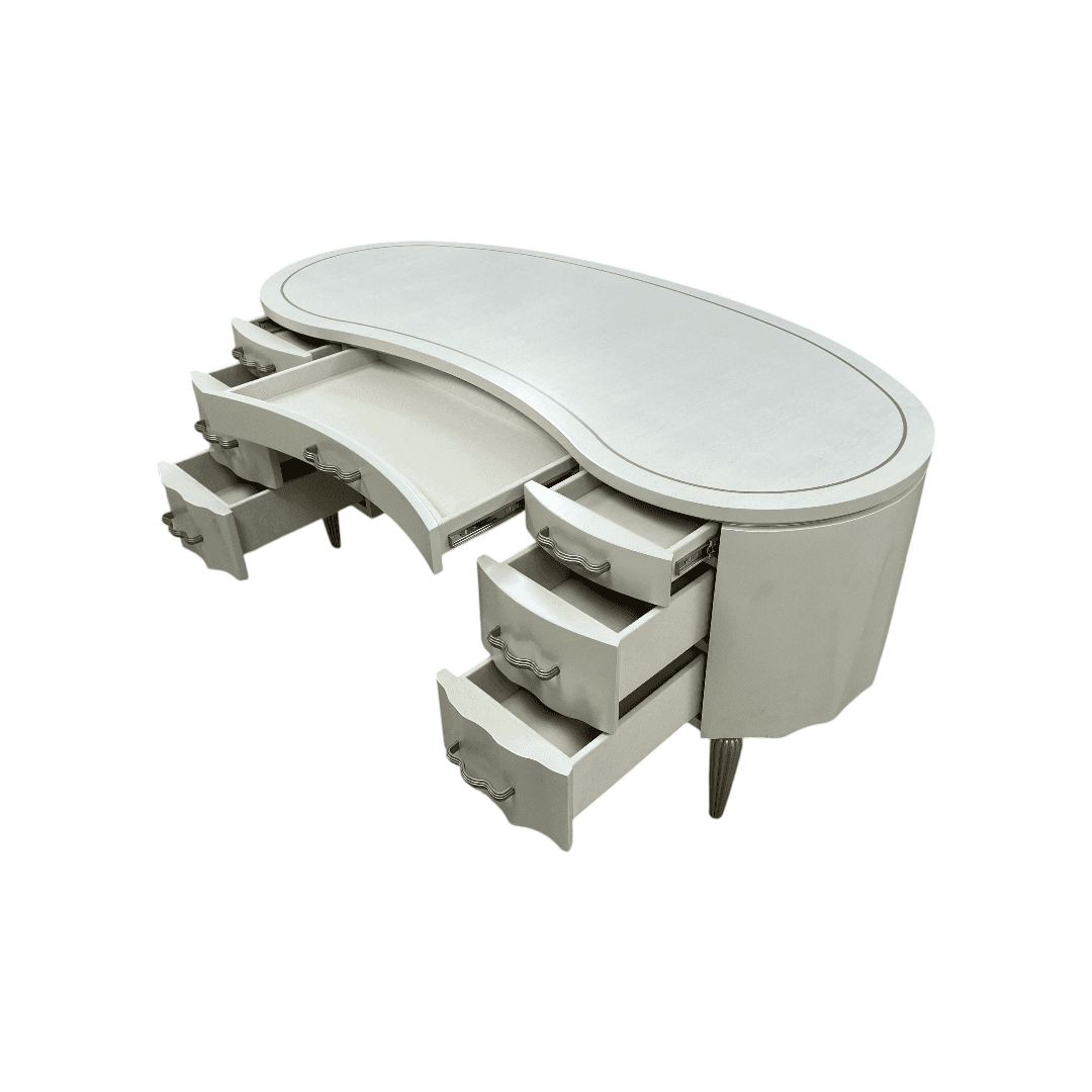 Michael Amini London Place Oval Executive Desk - Thumbnail 16