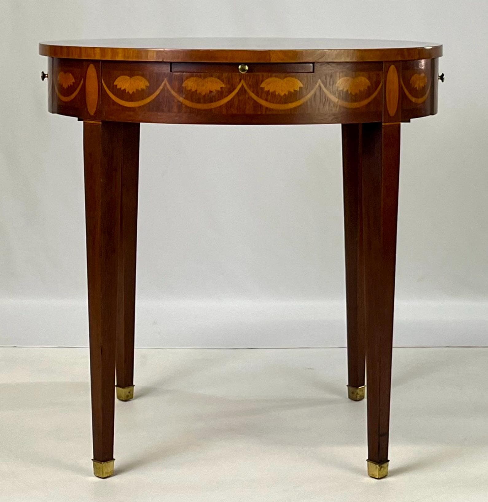 Baker Furniture Inlaid Side Table - Thumbnail 6