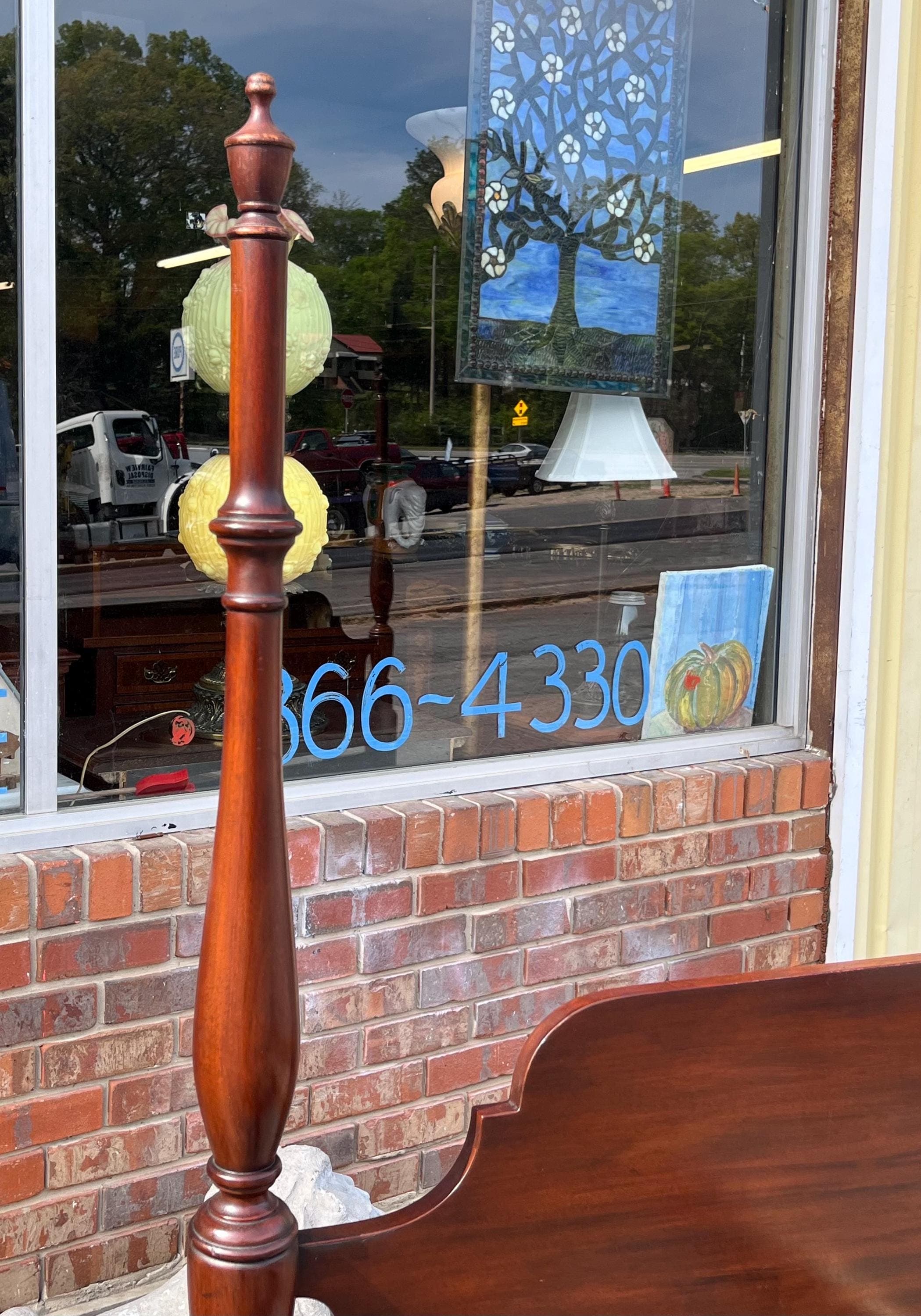 Henkel Harris Virginia Galleries Solid Mahogany King Size Four Poster Bed - Thumbnail 6