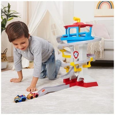 Paw Patrol Adventure Bay Lookout Tower Playset 2 True Metal Vehicles New - Thumbnail 5