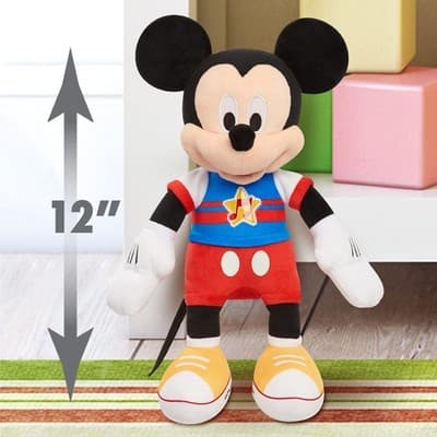 Just Play Disney Mickey Mouse Funhouse Singing Plushie 13 Lights Sounds New - Thumbnail 4