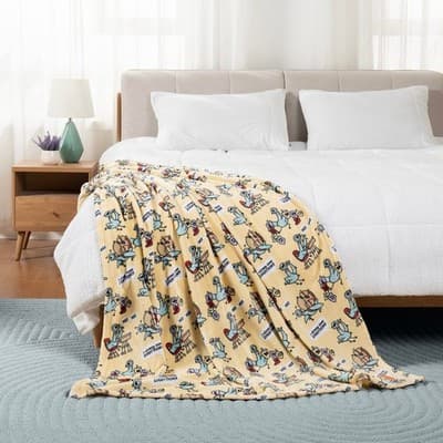 NEW The Pigeon Throw Blanket Official Mo Willems Kid's Book Character 50" x 70" - Image 1