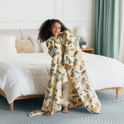 NEW The Pigeon Throw Blanket Official Mo Willems Kid's Book Character 50" x 70" - Thumbnail 2