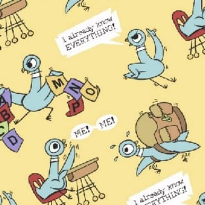 NEW The Pigeon Throw Blanket Official Mo Willems Kid's Book Character 50" x 70" - Thumbnail 8