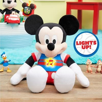 Just Play Disney Mickey Mouse Funhouse Singing Plushie 13 Lights Sounds New - Thumbnail 6