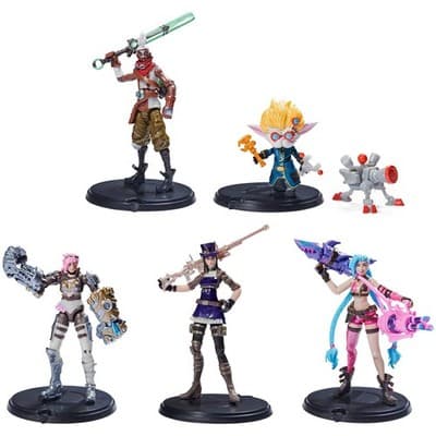 League of Legends Spin Master Dual Cities Pack 5 Action Figures 4-Inch New - Thumbnail 2
