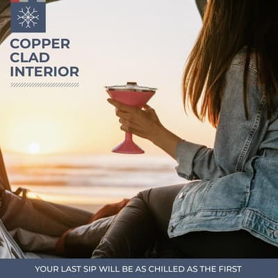 ORCA Tini 13oz Stainless Steel Insulated Martini Tumbler New - Thumbnail 6