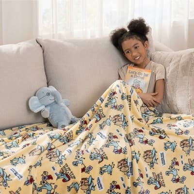NEW The Pigeon Throw Blanket Official Mo Willems Kid's Book Character 50" x 70" - Thumbnail 5