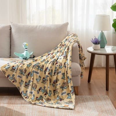 NEW The Pigeon Throw Blanket Official Mo Willems Kid's Book Character 50" x 70" - Thumbnail 6