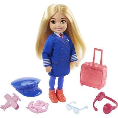 Barbie Chelsea Can Be Pilot Doll Playset 6-in Blonde New - Thumbnail 4